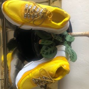 Jeffrey Campbell Platform Honey Yellow Sneakers